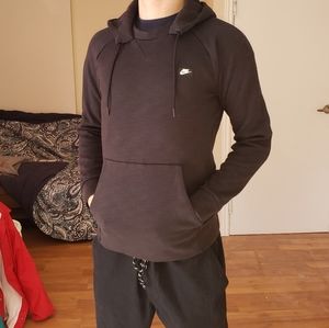 Nike Athletic Pullover Hoodie Black